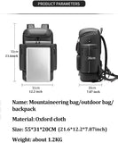 Men 50L large capacity travel backpack