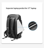 Men 50L large capacity travel backpack