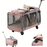 Detachable Pet Carrier With Wheels