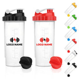 24 Oz BPA Free Classic Shaker Bottle With Vortex Ball