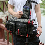 Lightweight & Waterproof Fishing Backpack with Rod Holder