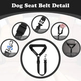 Adjustable Dog Safety Seat Belt for Vehicle