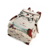 Cute Animal Print Bookbag For Students