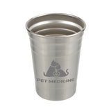 16 Oz Reusable Stainless Steel Stadium Pint Cup