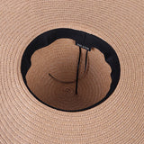 70cm Diameter Large Wide Brim Straw Hat Women Foldable Beach Hats