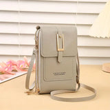 Touch Screen Phone Bag Fashionable Faux Leather