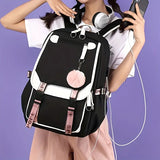 Large Capacity Cute Canvas Backpack