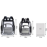 Outdoor Travel Transparent PVC Waterproof Backpack