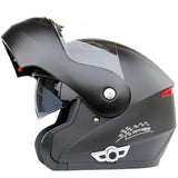 Anti-fog motorcycle with bluetooth helmet headset built-in head hat motorcycle riding full helmet men and women