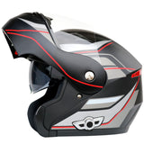 Anti-fog motorcycle with bluetooth helmet headset built-in head hat motorcycle riding full helmet men and women