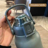 1700ml Large Capacity Thermos Cup Outdoor Sports Kettle Stainless Steel Water Bottle Portable