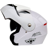 Anti-fog motorcycle with bluetooth helmet headset built-in head hat motorcycle riding full helmet men and women