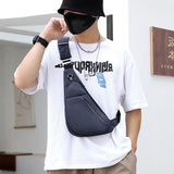 Bamboo Charcoal Anti-Theft Multi-Pocket Waterproof Chest Bag Phone Case Bag