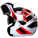 Anti-fog motorcycle with bluetooth helmet headset built-in head hat motorcycle riding full helmet men and women