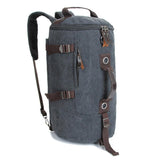 Large-capacity Canvas Bucket Backpack