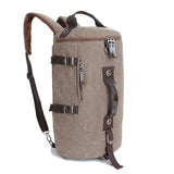 Large-capacity Canvas Bucket Backpack