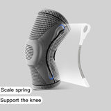 1 Piece Silicone Full Knee Brace Strap Patella Medial Support
