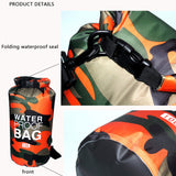 10L 20L 30L PVC Waterproof Dry Bags Foldable Diving Man Women Beach Swimming Bag Rafting Ocean Backpack