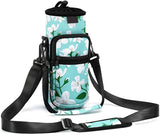 Water Bottle Shoulder Bag Storage Tote Bag Outdoor Travel Rubber Sports One Shoulder Portable Insulation Water Bottle Bag