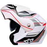 Anti-fog motorcycle with bluetooth helmet headset built-in head hat motorcycle riding full helmet men and women