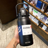 1700ml Large Capacity Thermos Cup Outdoor Sports Kettle Stainless Steel Water Bottle Portable