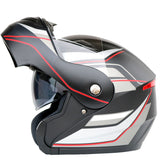 Anti-fog motorcycle with bluetooth helmet headset built-in head hat motorcycle riding full helmet men and women