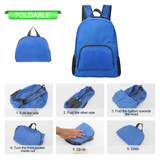 Folding Nylon Custom Logo Travel Backpack