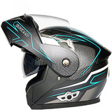 Anti-fog motorcycle with bluetooth helmet headset built-in head hat motorcycle riding full helmet men and women