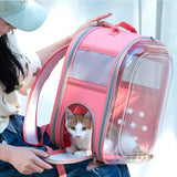 Foldable Pet Backpack Carriers For Cats Puppy Dogs And Birds