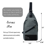 Sports Sling Bag With Ear Bud Port Charging Port