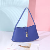 Leather fashionable Crescent underarm bag