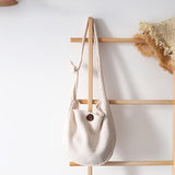 Pure Color Wool  Single Shoulder Bag