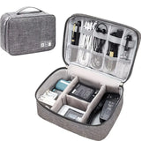 1pc 9.45*7.09*3.94Inch Electronics Organizer Travel Universal Cable Organizer Bag
