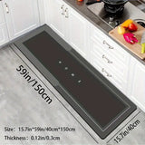1pc Soft Diatom Mud Kitchen Floor Mat, Non-slip Oilproof Waterproof Floor Mat
