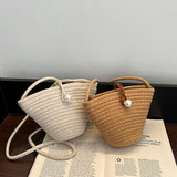 Pearl Shell Woven Bag