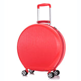 Cute Round INS Suitcase For Children With Universal Wheels Trolley