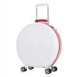 Cute Round INS Suitcase For Children With Universal Wheels Trolley