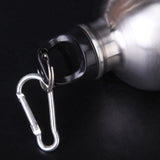 500ML/750ML Sliver Aluminum Water Bottles Flask Double Wall Vacuum