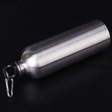 500ML/750ML Sliver Aluminum Water Bottles Flask Double Wall Vacuum