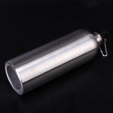 500ML/750ML Sliver Aluminum Water Bottles Flask Double Wall Vacuum