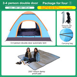 Tent outdoor 3-4 people  automatic camping  tent
