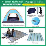 Tent outdoor 3-4 people  automatic camping  tent