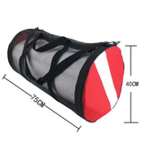 Scuba Bag Diving Equipment Knapsack Wet Clothes Swimming Fins Flippers Mesh Net Handbag Folding Large Capacity Storage Bag