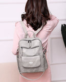 Women's Cool Backpacks PU Leather Multifunctional  College School Travel Backpacks 4198 - Touchy Style