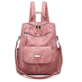 Women's Cool Backpacks PU Leather Multifunctional  College School Travel Backpacks 4198 - Touchy Style