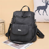 Women's Cool Backpacks PU Leather Multifunctional  College School Travel Backpacks 4198 - Touchy Style