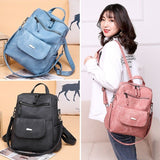 Women's Cool Backpacks PU Leather Multifunctional  College School Travel Backpacks 4198 - Touchy Style